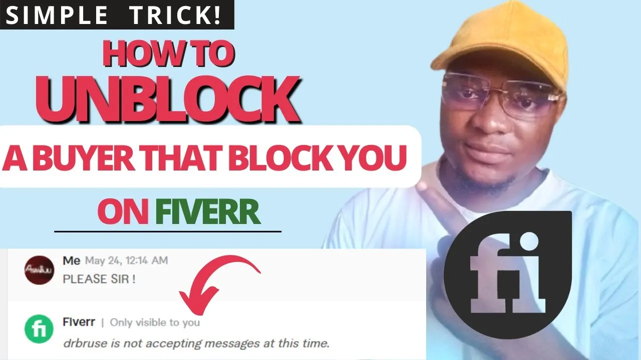 How To Unblock A Buyer That Block You On Fiverr  Simple Tricks  YouTube