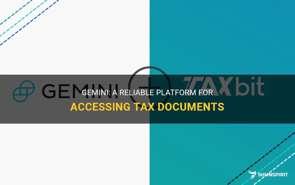 Gemini A Reliable Platform For Accessing Tax Documents  ShunSpirit