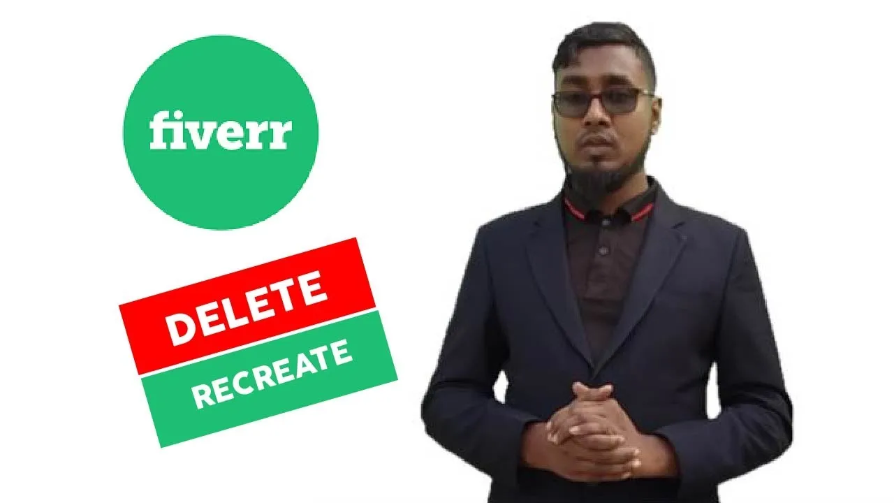 How to delete your Fiverr account and reopen it  YouTube