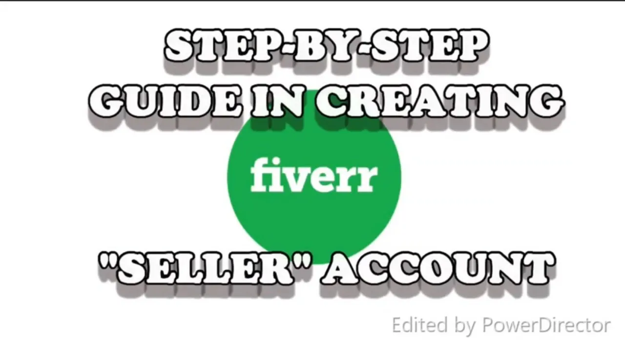 STEPBYSTEP GUIDE IN CREATING FIVERR SELLER ACCOUNT  YouTube