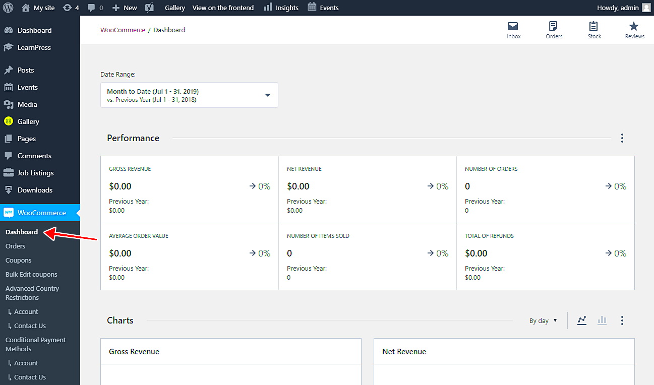 How to Display WooCommerce Dashboard on the Frontend