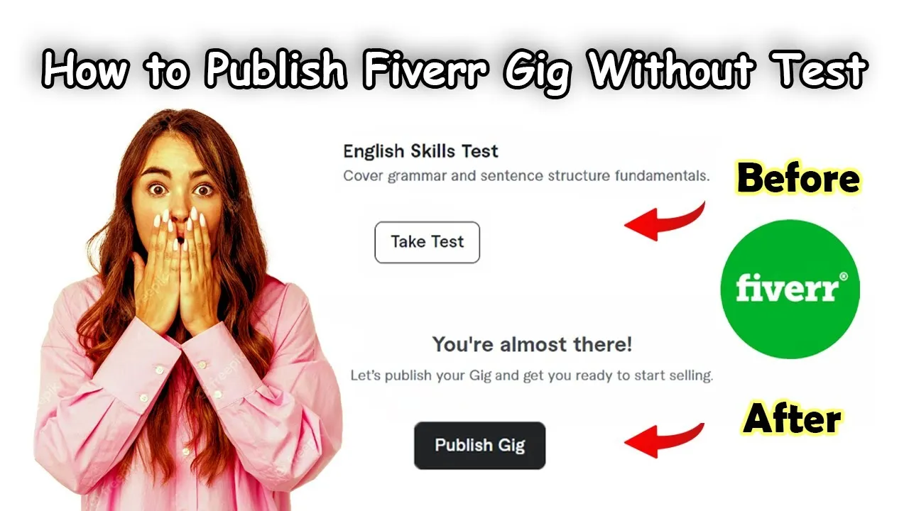 how to publish fiverr gig without test  fiverr gig publish problem 