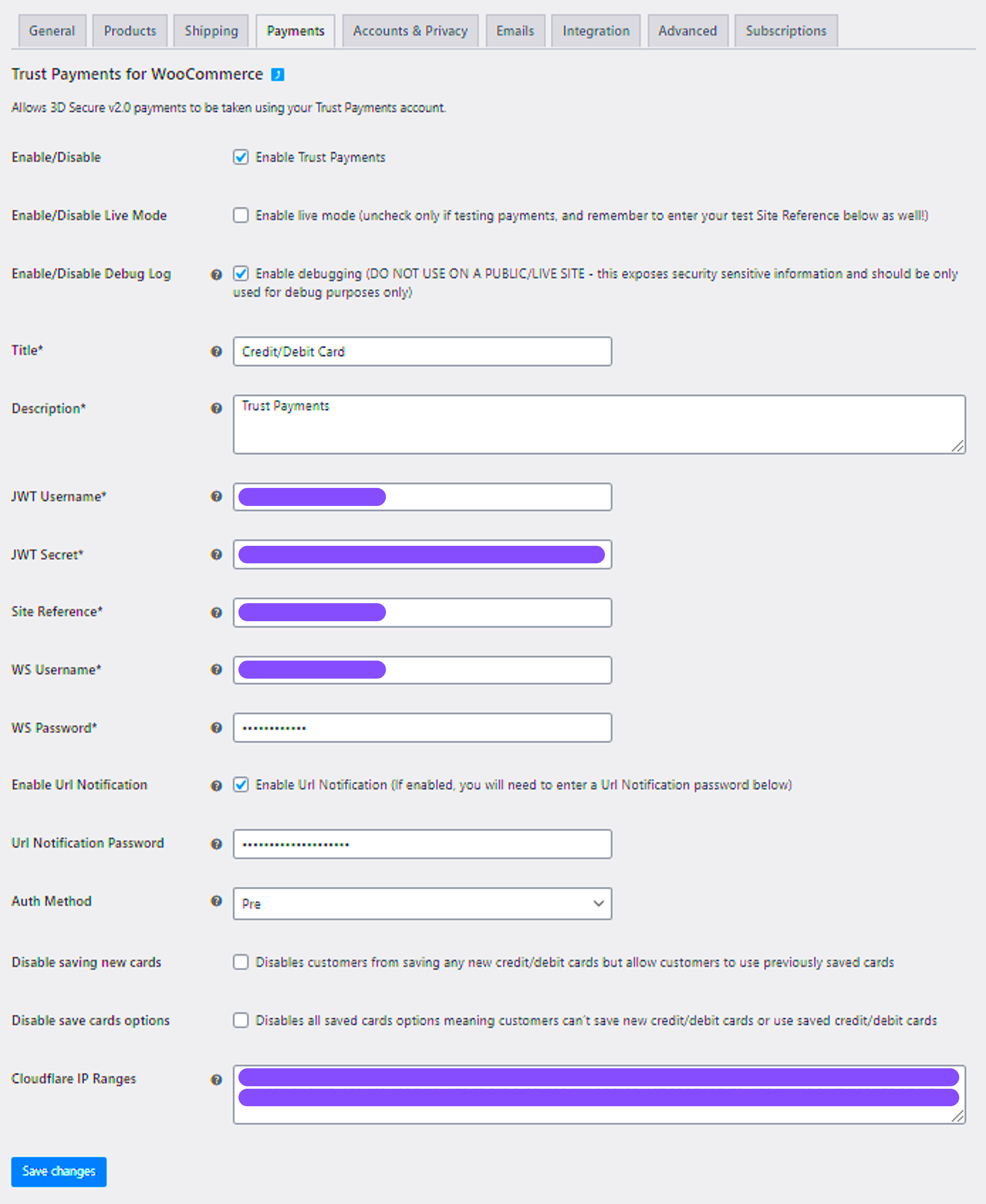 WooCommerce API Getting started  Trust Payments