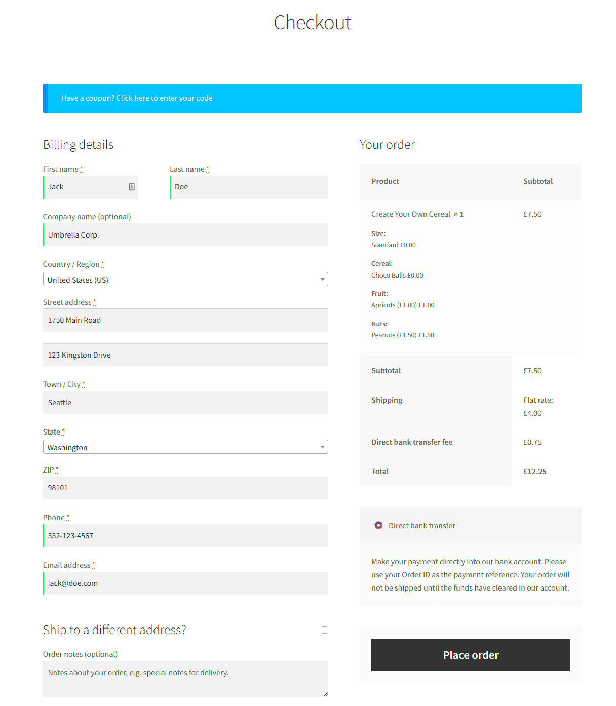 How to dynamically charge extra fees in your WooCommerce checkout