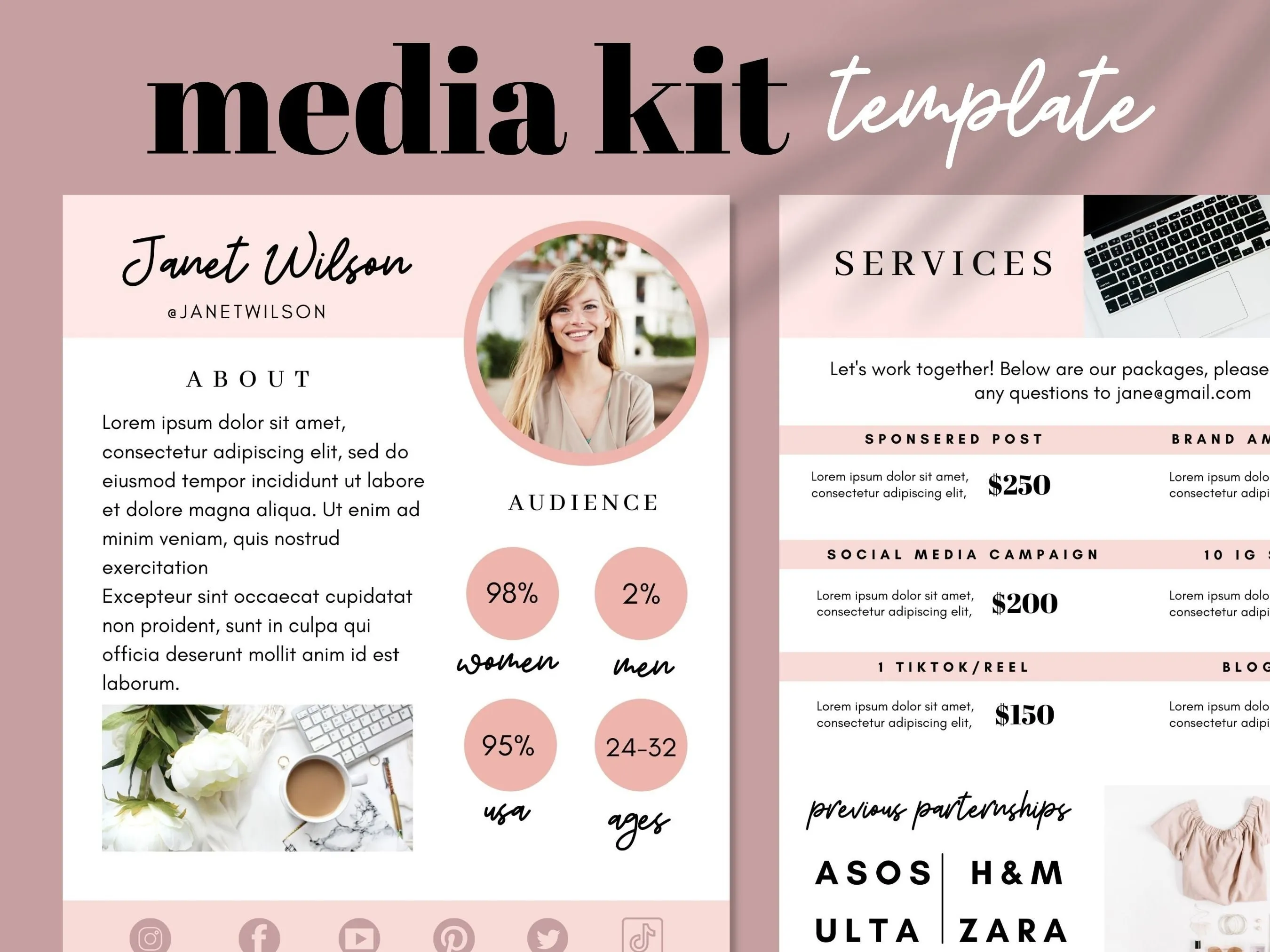 Influencer Template For Brands