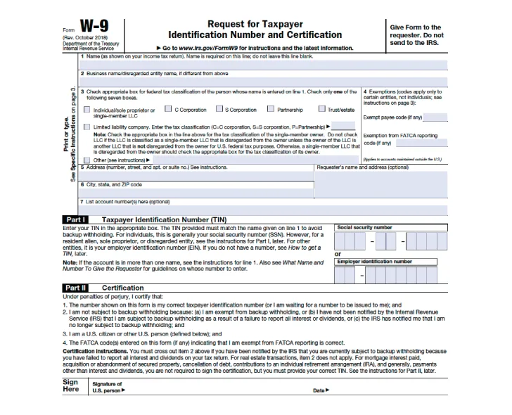 W9 Form What Is It and How Do You Fill It Out