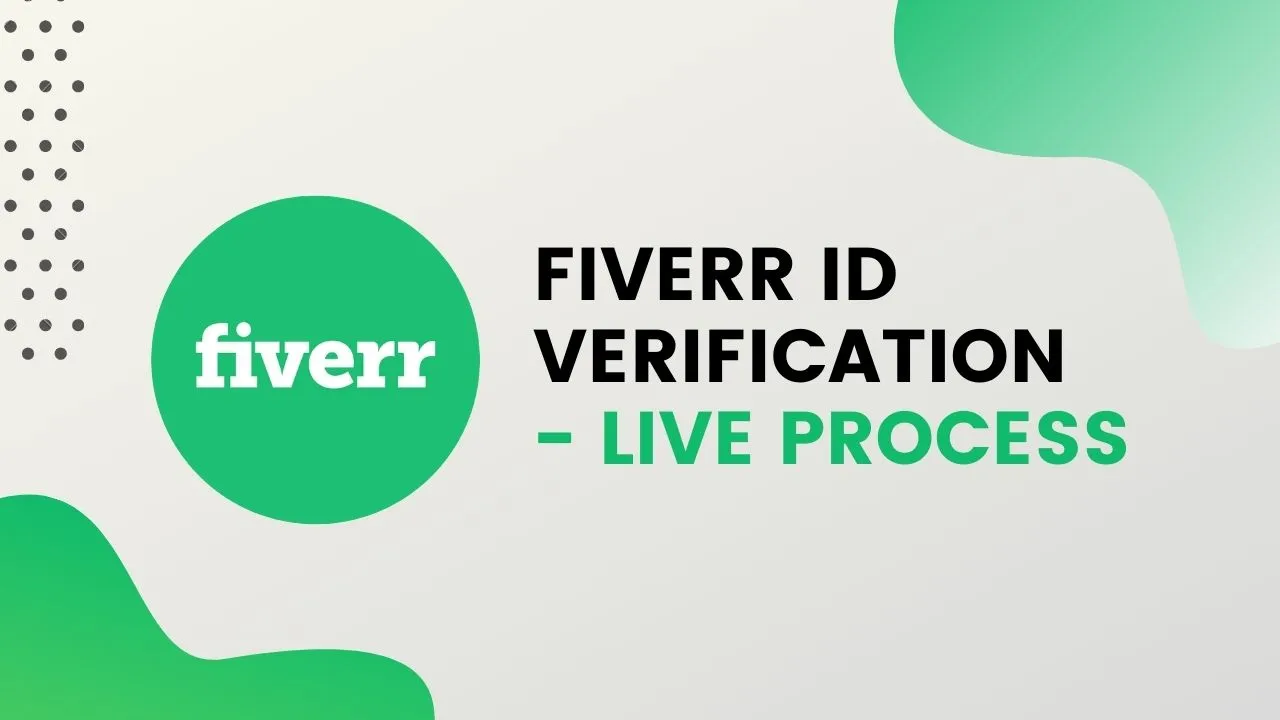 fiverr id verification  How to verify your fiverr ID  Minhazul Asifs 