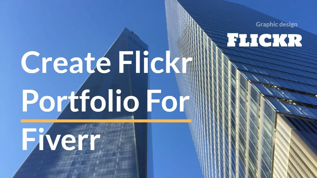 Create flickr portfolio for fiverr  YouTube