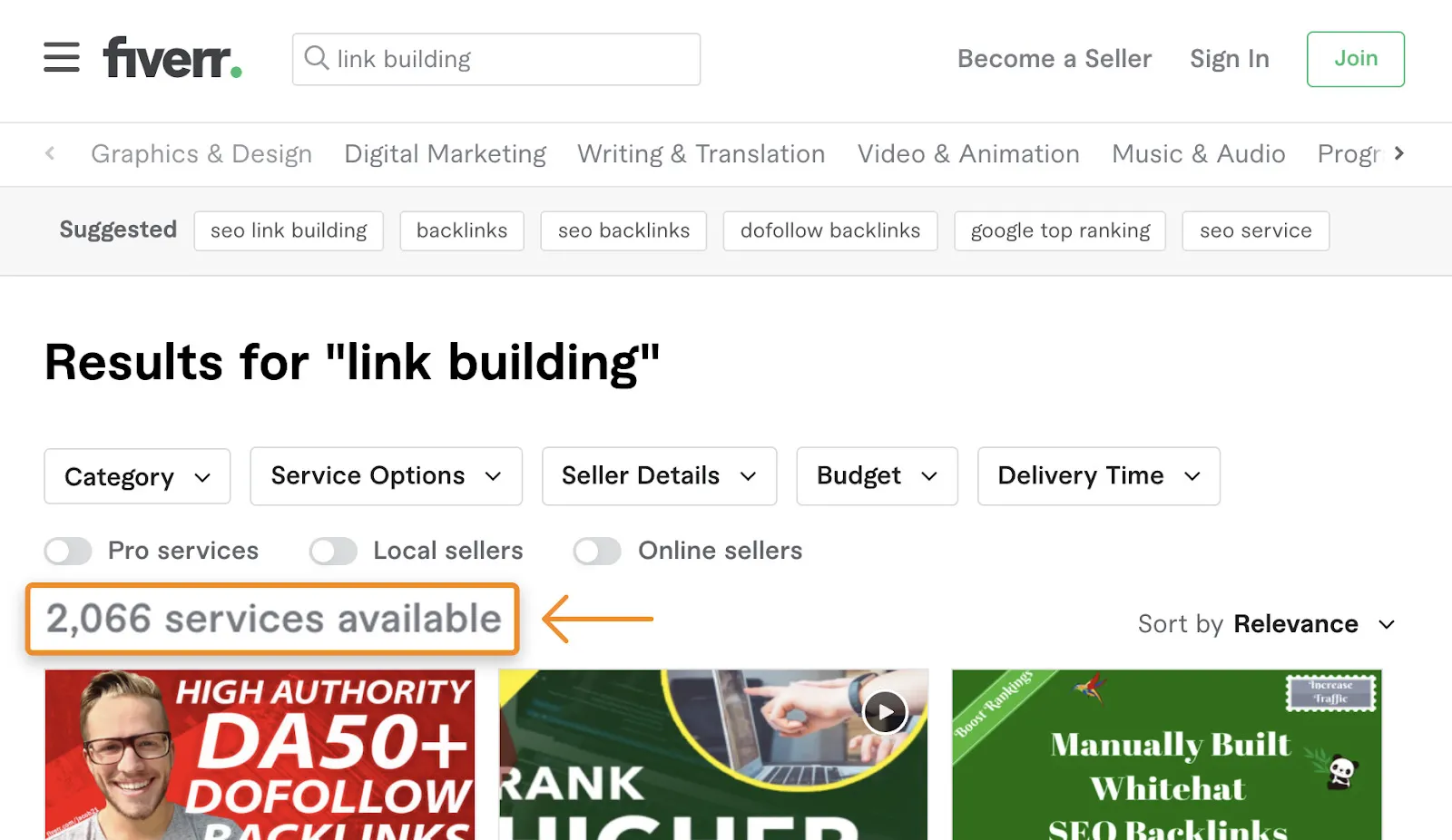 Should You Get Link Building from Fiverr?