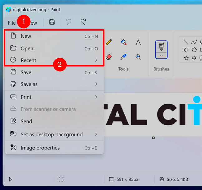 How to use Paint in Windows 11  Digital Citizen