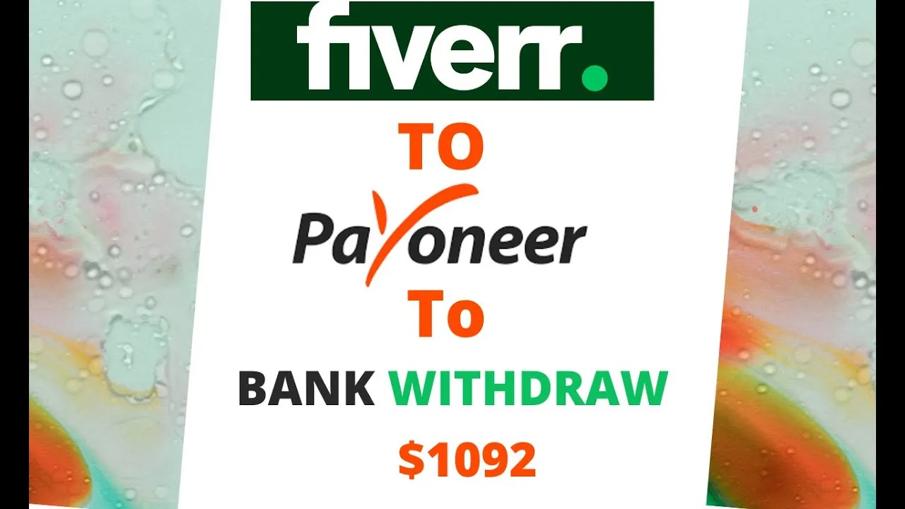 How to Withdraw your Fiverr Payments to your Bank Account Payoneer 