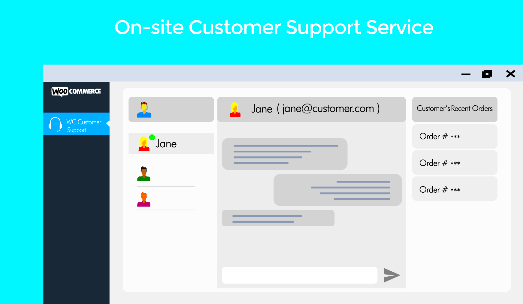 Customer Support for WooCommerce for WooCommerce