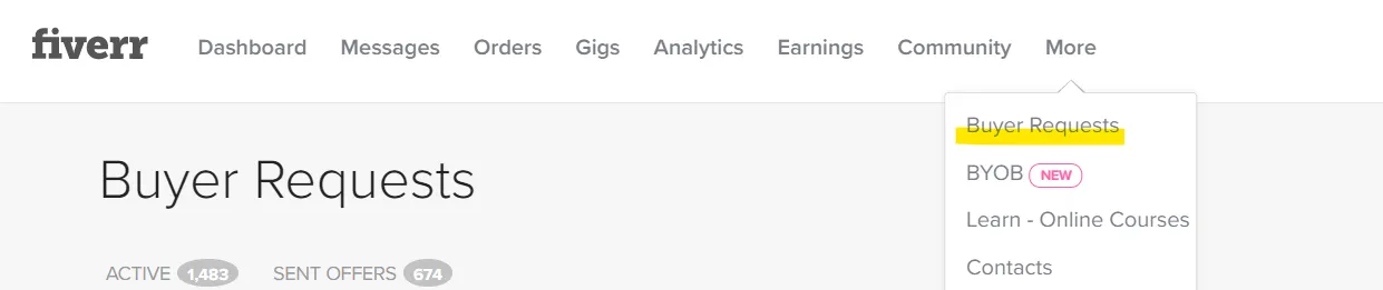 How to See More Buyer Requests on Fiverr