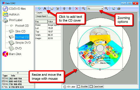 How to create a CD cover  CD Burning DVD Burn