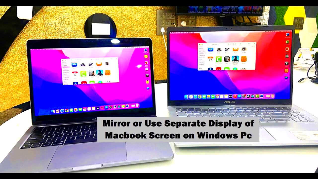 How to Mirror Any MacBook Screen on Any Windows PC  YouTube