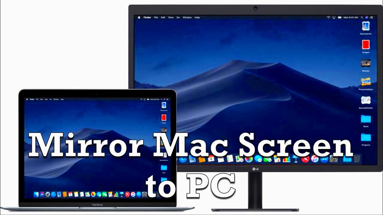 Best Way to Mirror Mac Screen to PC  YouTube