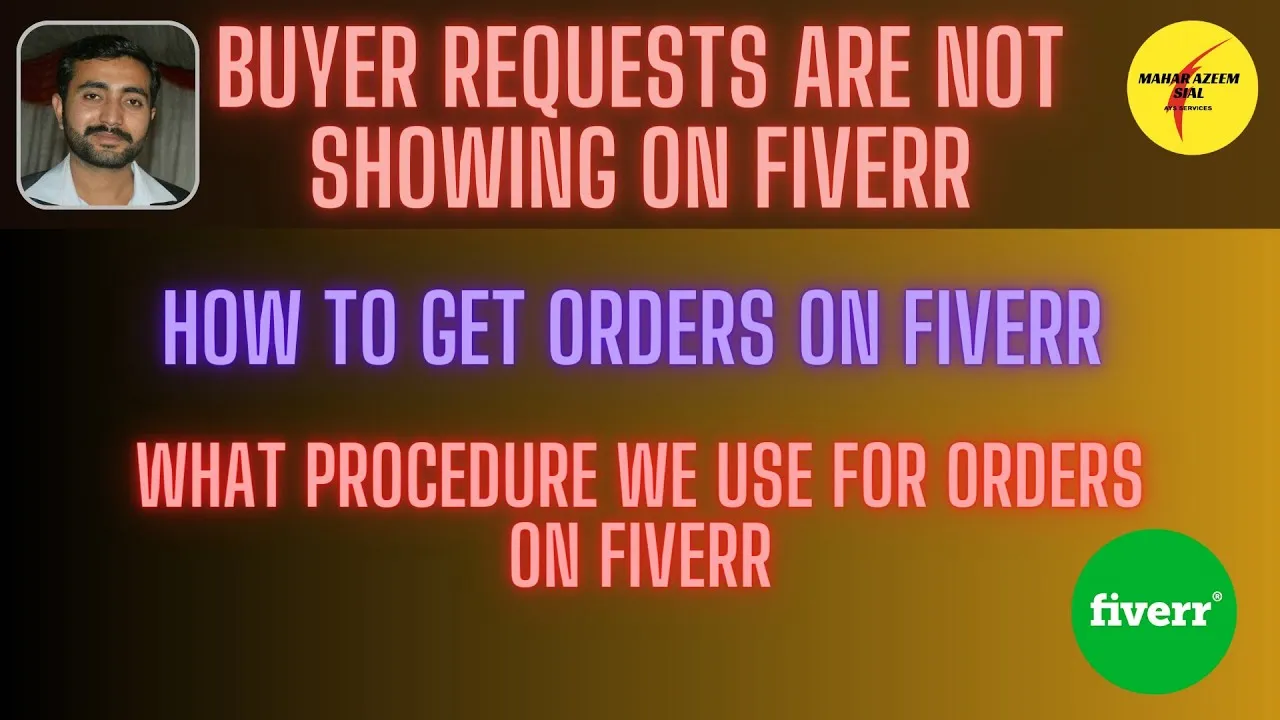 Why buyer requests not showing  How to get orders on Fiverr  Fiverr 