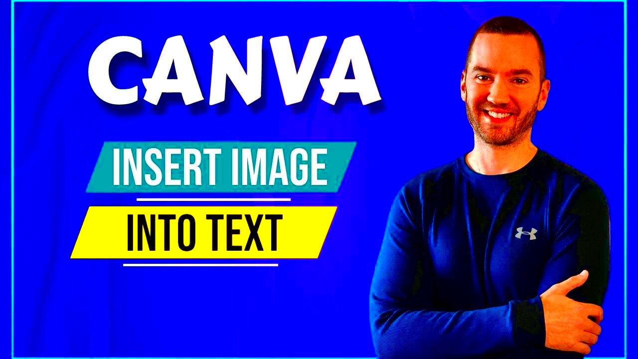 How To Fill Text With Image In Canva Insert Photos Or Images  YouTube