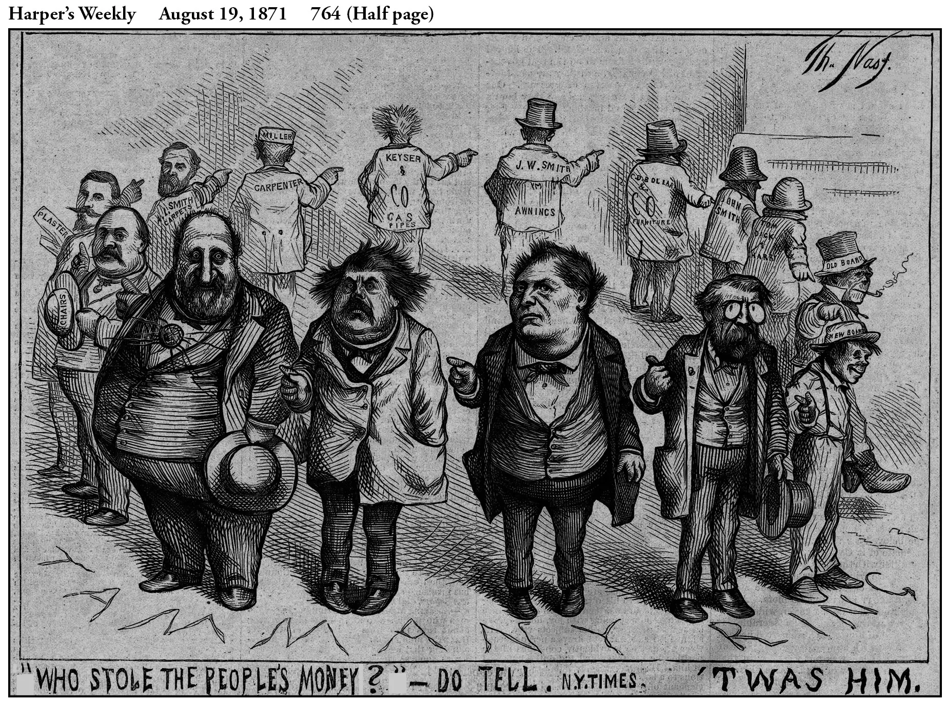 Who Stole the Peoples Money  Do Tell  Thomas Nast