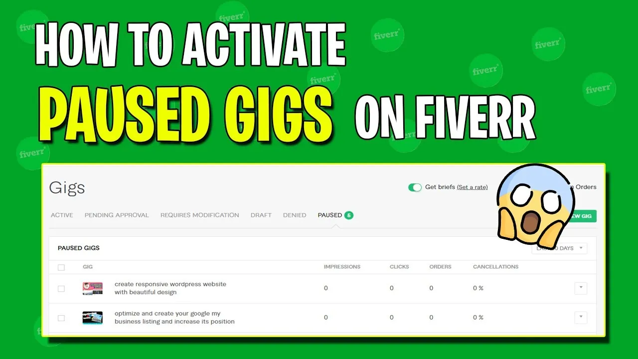 How to Activate Your Fiverr Gig: A Step-by-Step Guide