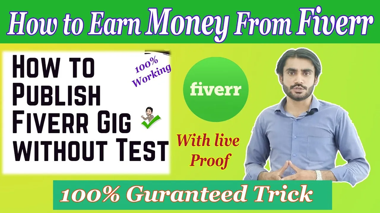 How To Publish Fiverr gig without Skill Test  How to byPass fiverr 