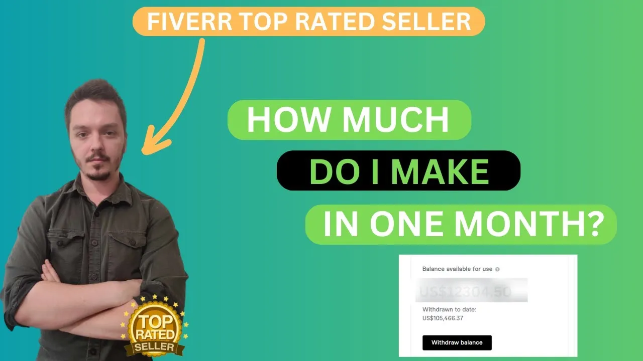 How Much Money Fiverr Top Rated Sellers Make  YouTube