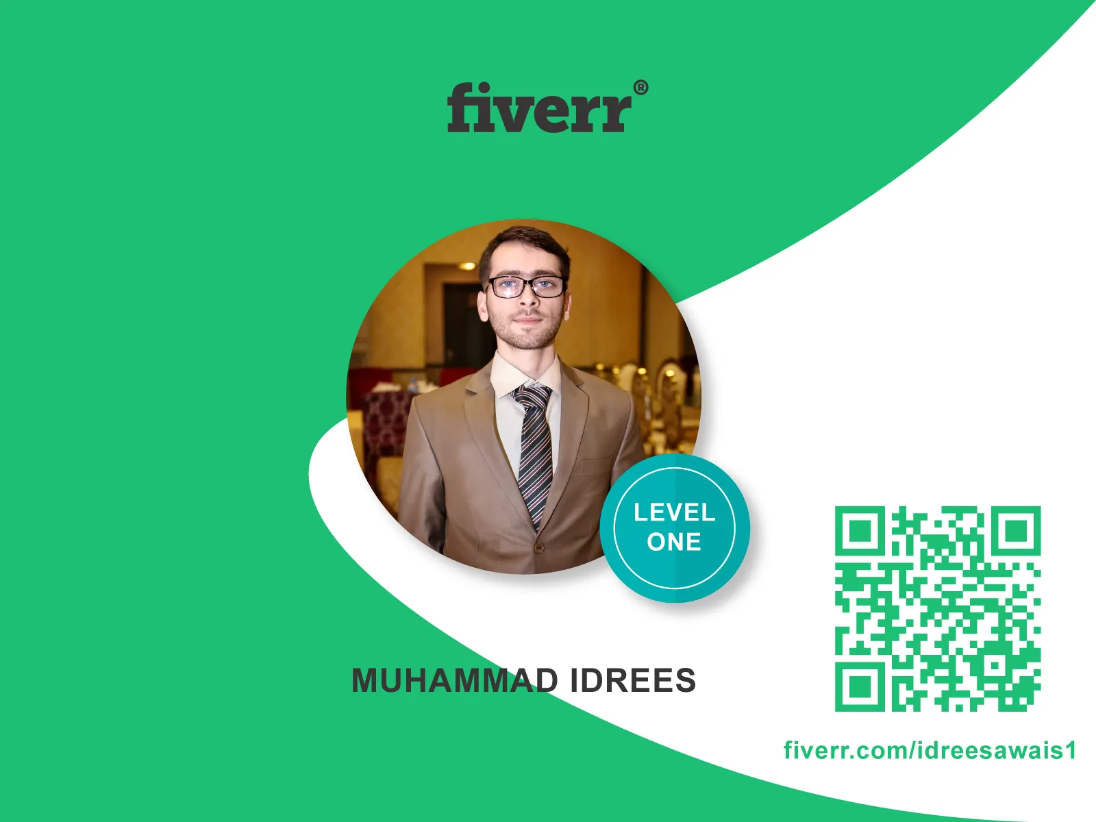 Fiverr  Level One Seller by Muhammad Idrees on Dribbble