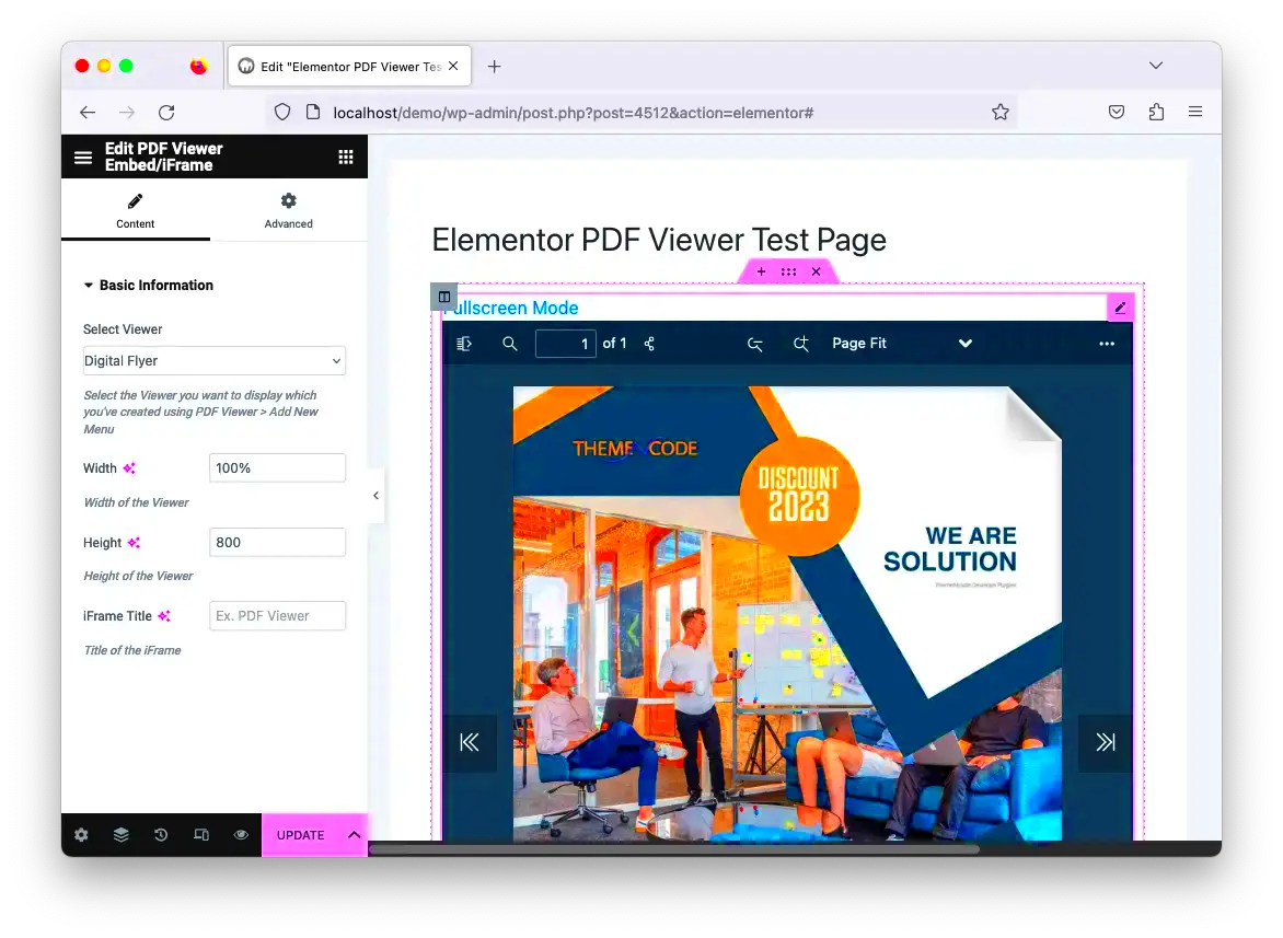 How to Embed PDF using Elementor Page Builder  With Video Tutorial 