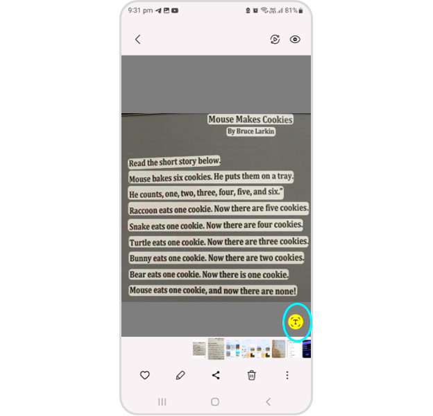 How to extract text from a photo  Samsung Gulf