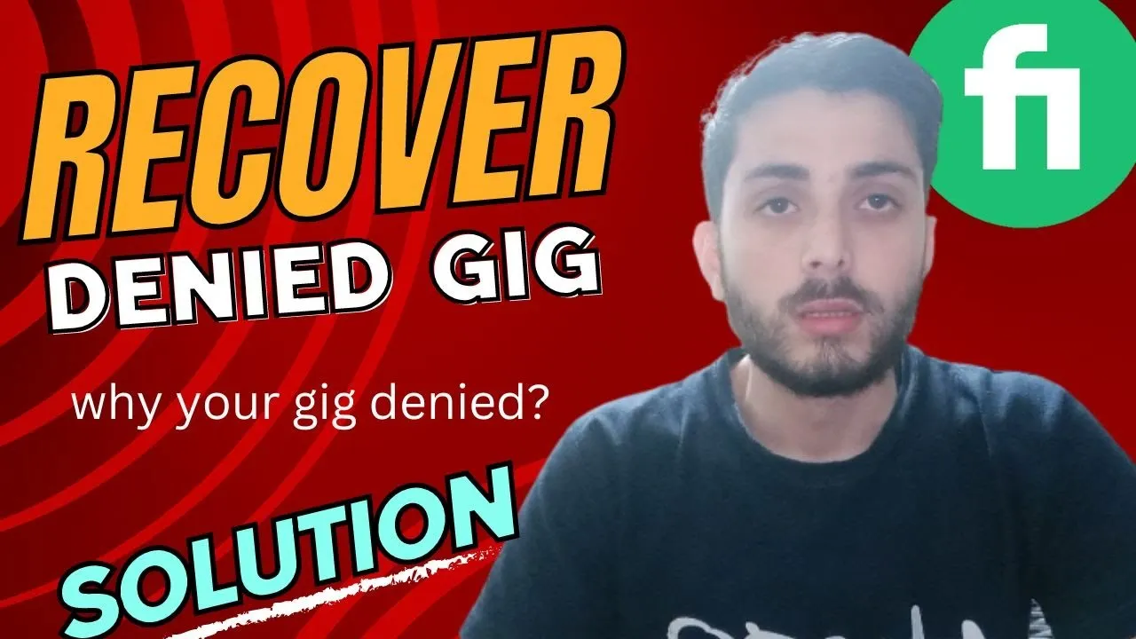 How to recover denied gig on fiverr complete guide 2023  YouTube