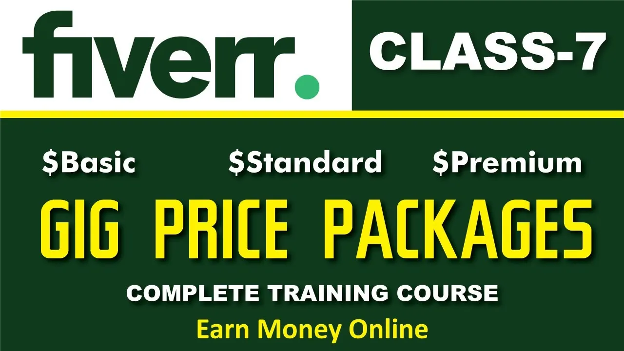 How to set attractive Pricing on Fiverr  Fiverr Gig Price Packages 