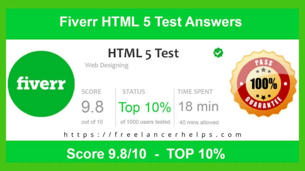 Fiverr Skill Test HTML5  Freelancer Helps 2024