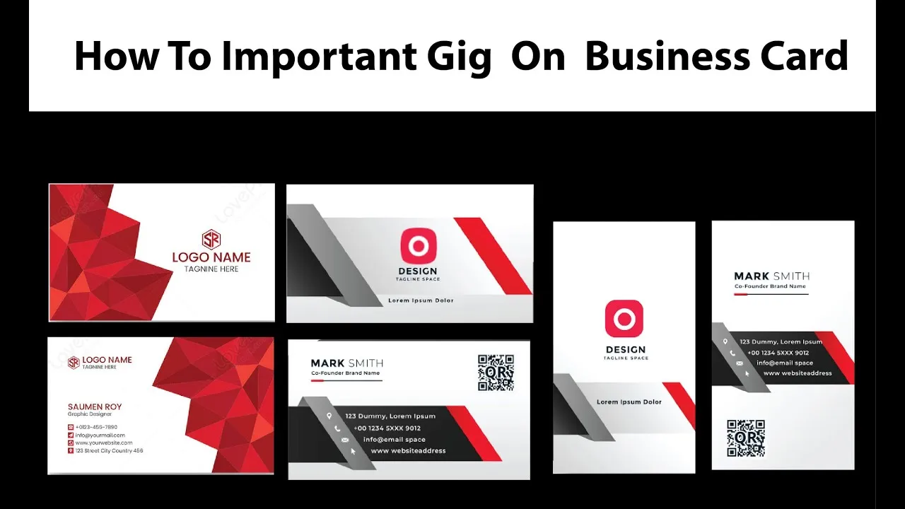 how to important business card gig on fiverr  Fiverr   