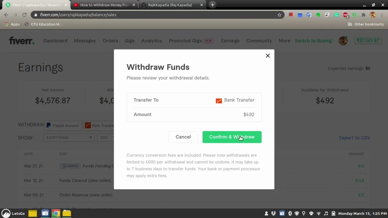 How to Withdraw Money from Fiverr  Best Way to Withdraw Money from 