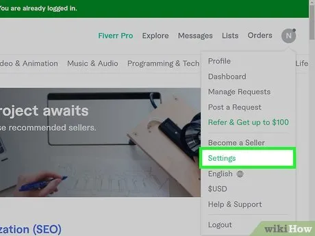 How to Delete a Fiverr Account