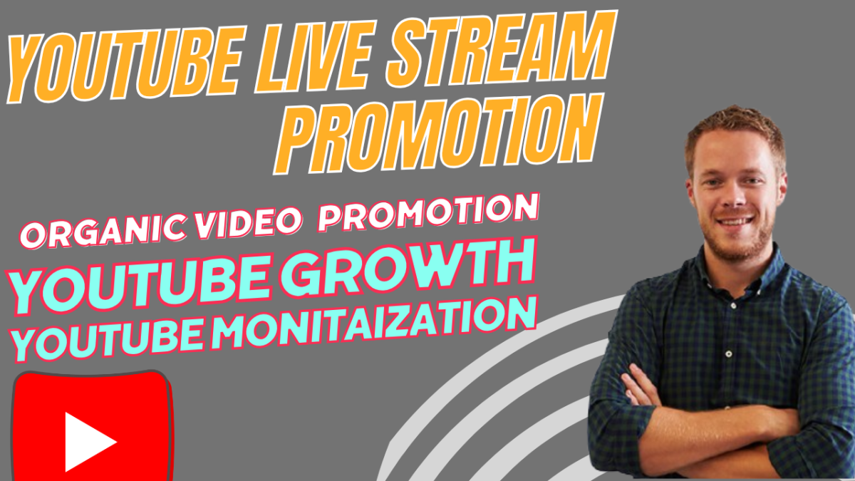 I Will Provide Organic Live Stream Promotion for YouTube, Twitch, and More!