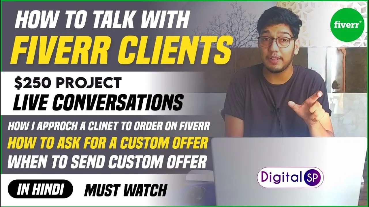 How To Talk With Fiverr Client 2021  Live Conversation With Fiverr 