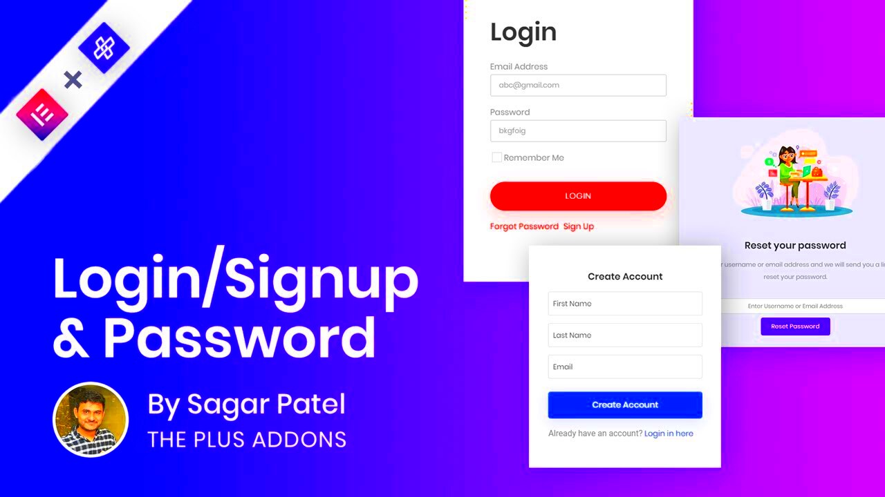 How to create Elementor LOGIN  REGISTRATION Form or Popup for 