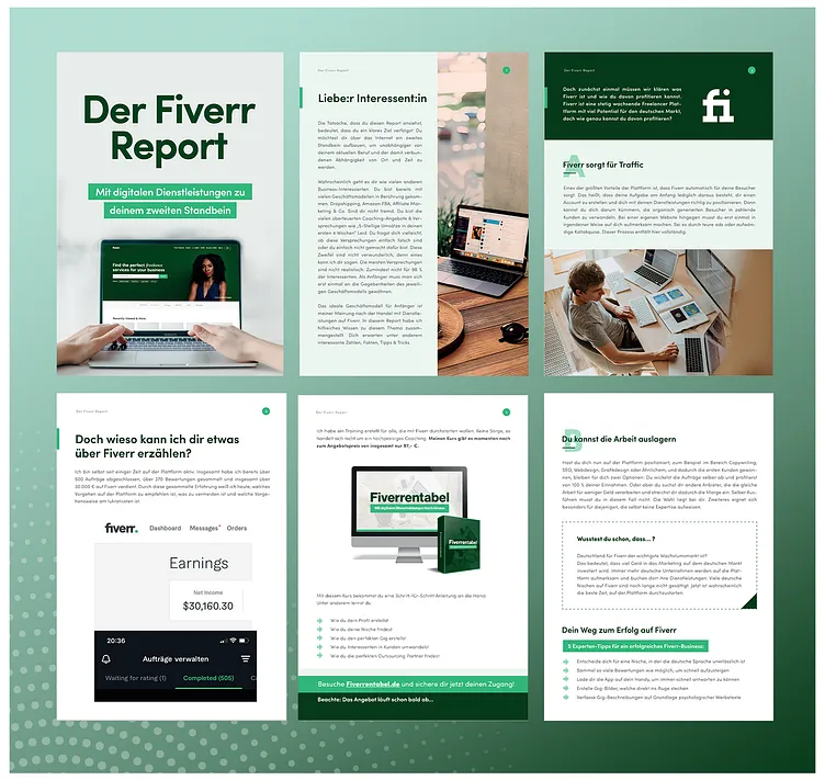 Der Fiverr Report by Cubicspace on Dribbble