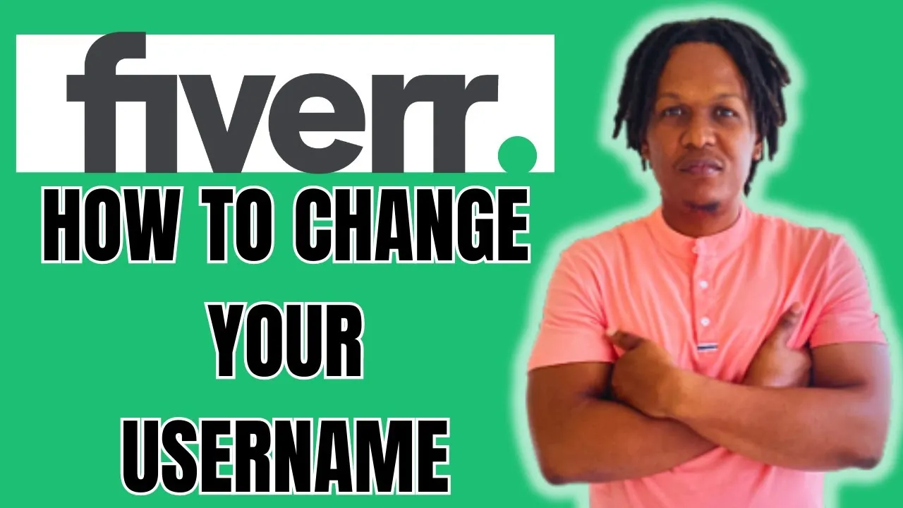 HOW TO CHANGE YOUR USERNAME ON FIVERR  YouTube