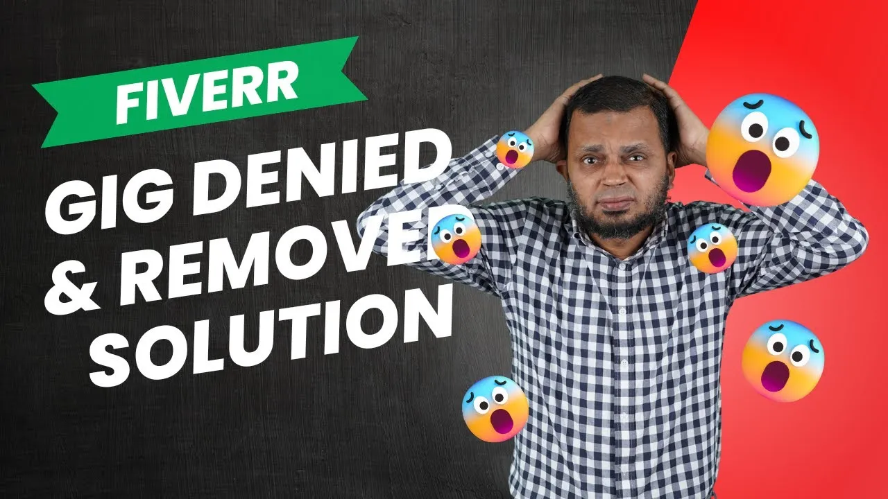 Why Fiverr Denied Gig Why Fiverr Removed Gig  YouTube