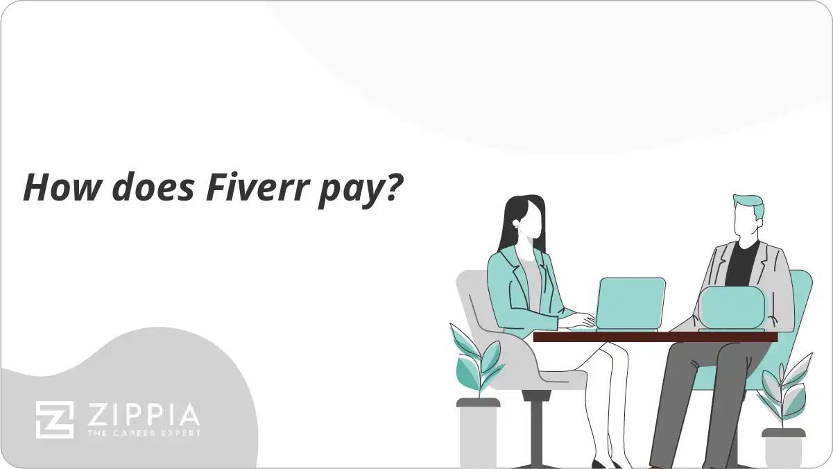 How does Fiverr pay  Zippia