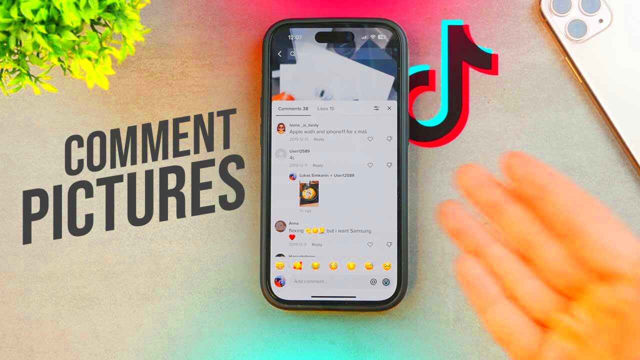 How to Send Picture in Tiktok Comments tutorial  YouTube