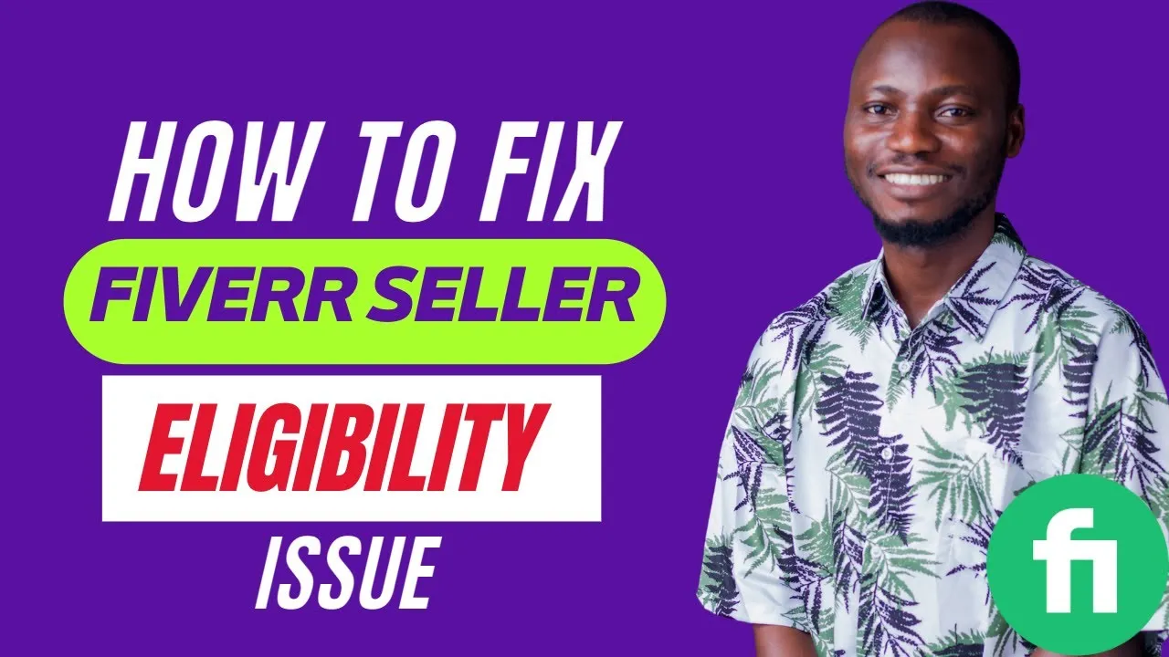 How to Fix Fiverr Seller Profile Not Approved  How to Fix Fiverr 