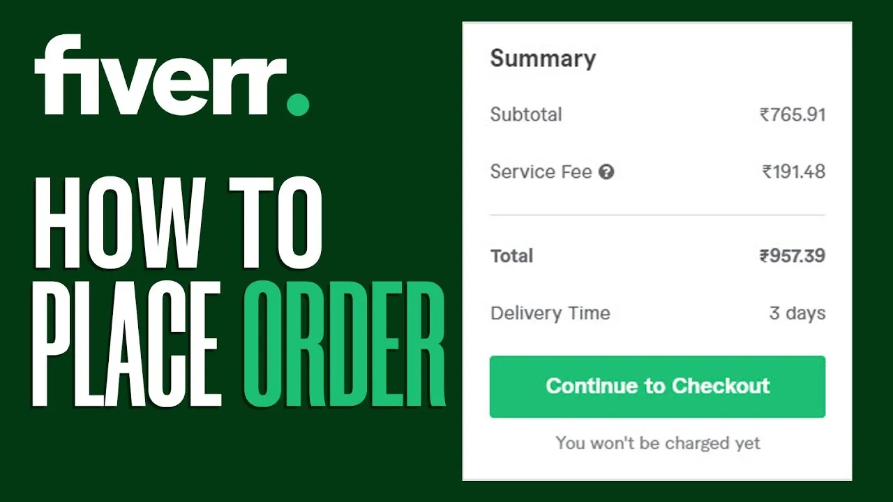 How to Place a Custom Order on Fiverr