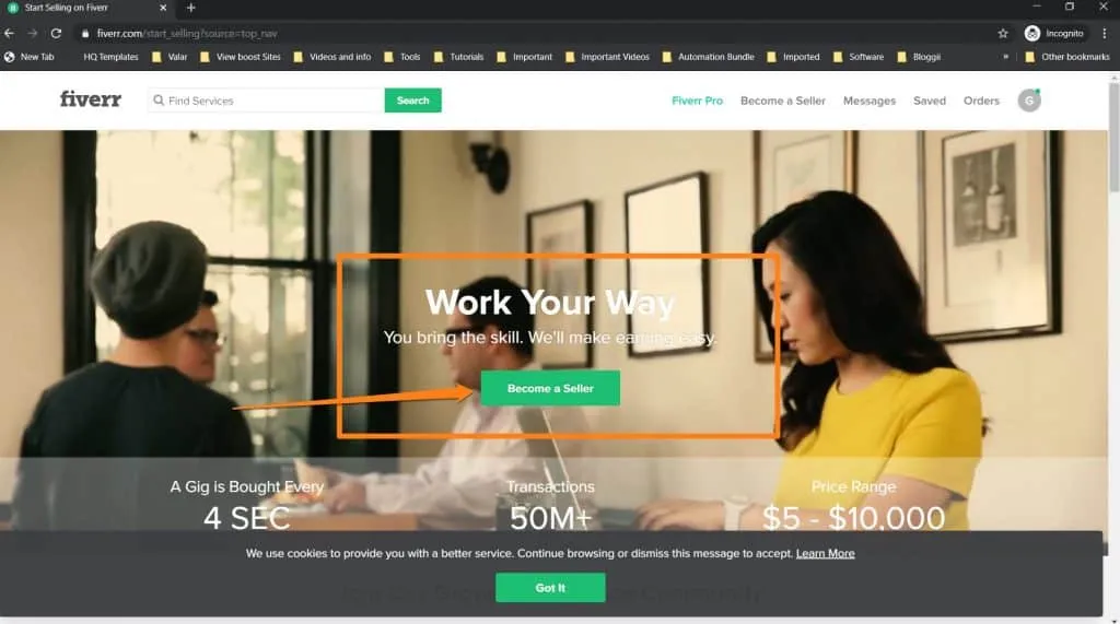 How Do I Become a Seller on Fiverr?