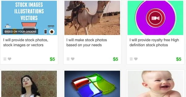 What Are Stock Images on Fiverr?