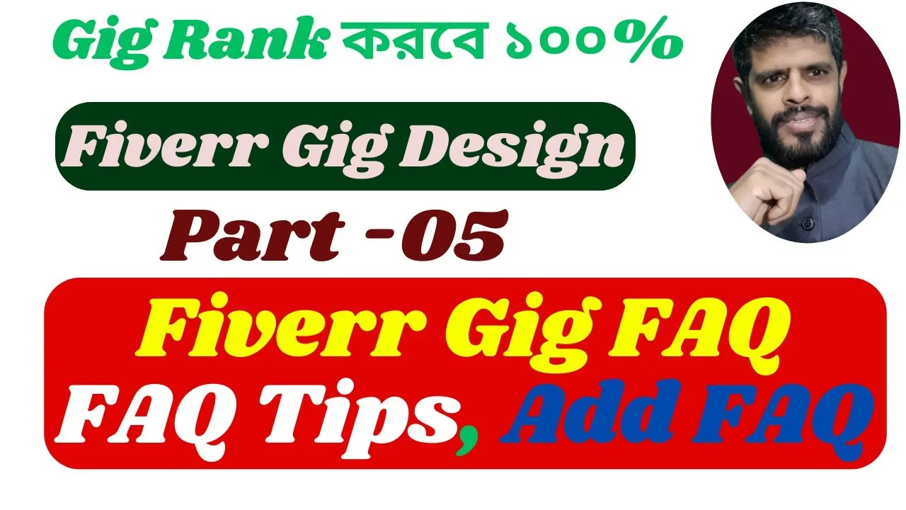 Fiverr Gig FAQ add   Fiverr faq question Add faq Fiverr 