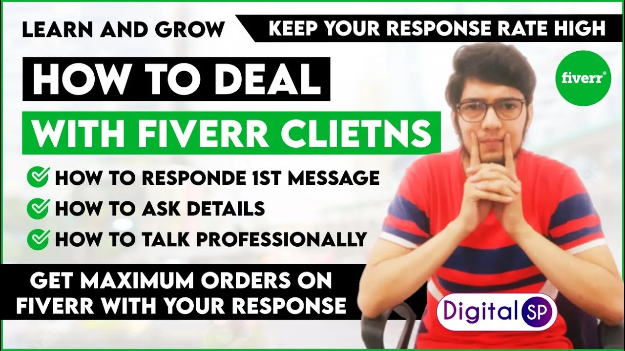 How To Deal With Fiverr Clients  Respond to first Message On Fiverr 