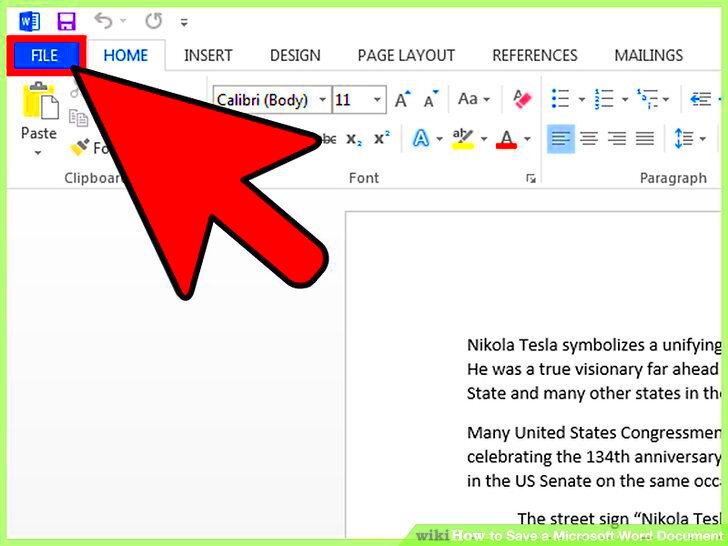 How to Save a Microsoft Word Document with Pictures  wikiHow